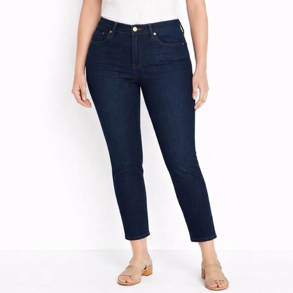 Chico's Denim - Chico's Platinum Ankle Jeans Size 1.5 (10) Dark Wash